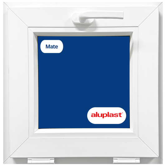 Ventana PVC Reforzado 400x400 Blanca Oscilante | Mate
