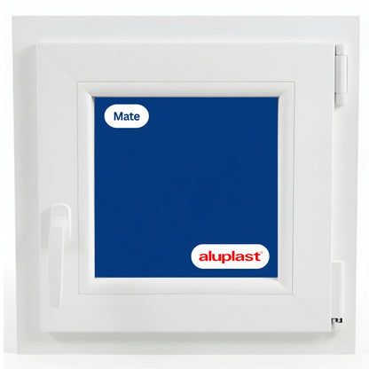 Ventana PVC Reforzado 500x500 Blanca Oscilobatiente | Mate