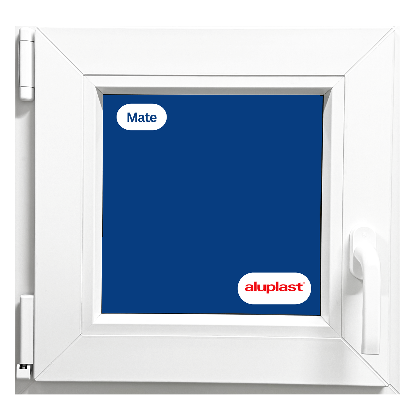 Ventana PVC Reforzado 500x600 Blanca Oscilobatiente | Mate