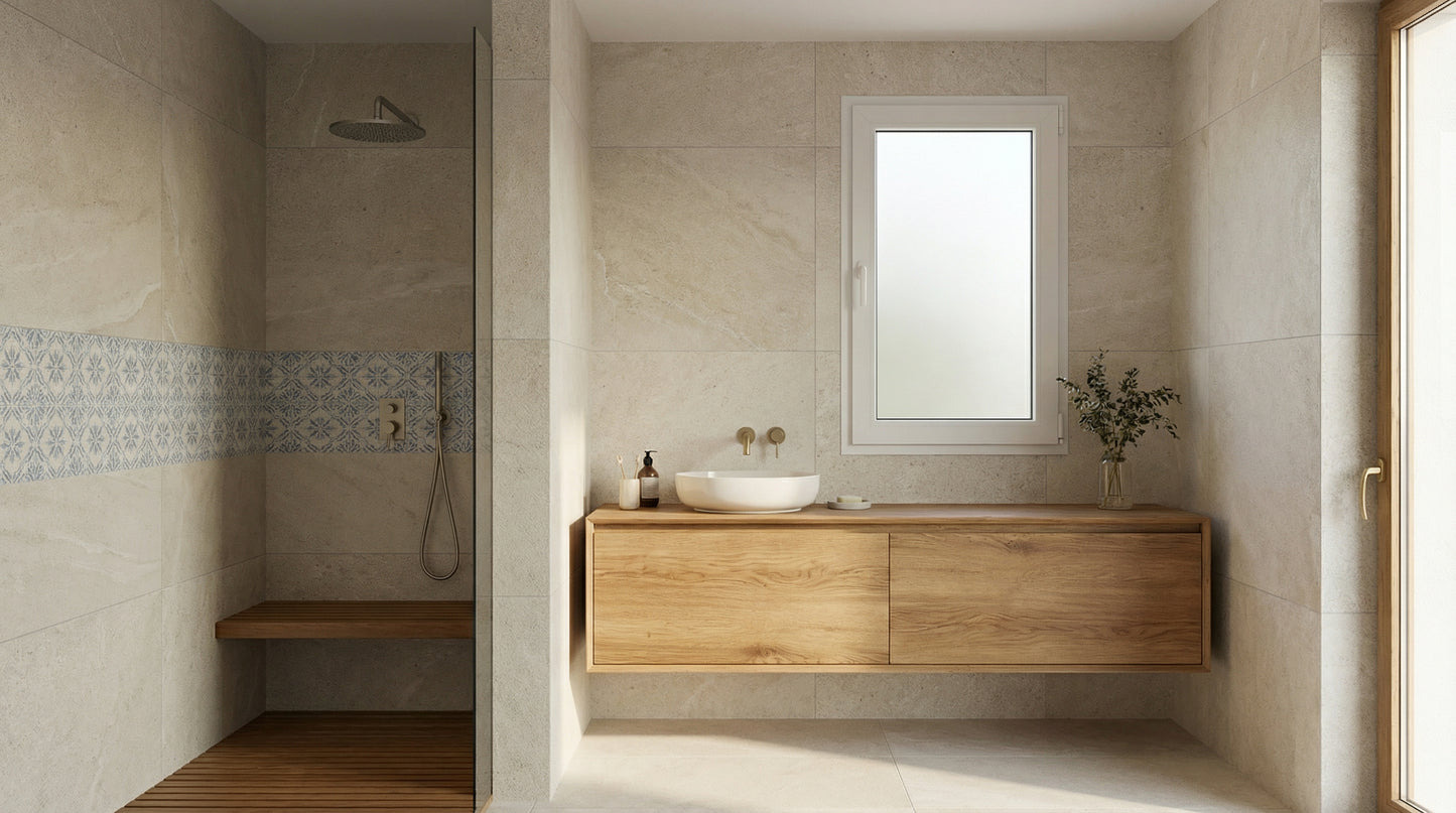 Ventana PVC Reforzado 600x800 Blanca Oscilobatiente | Mate