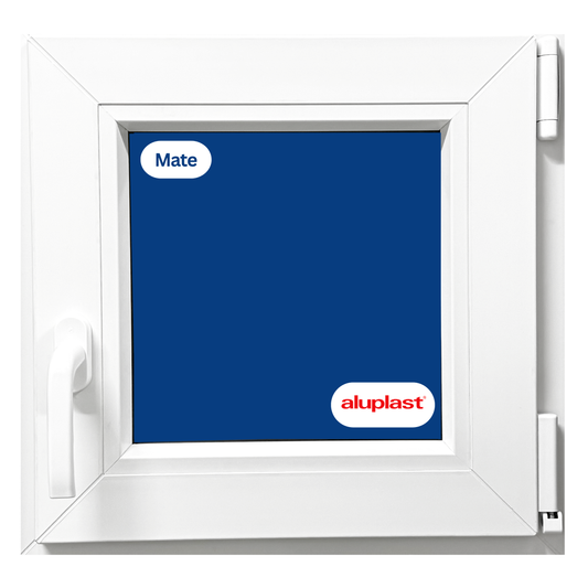 Ventana PVC Reforzado 600x600 Blanca Oscilobatiente | Mate