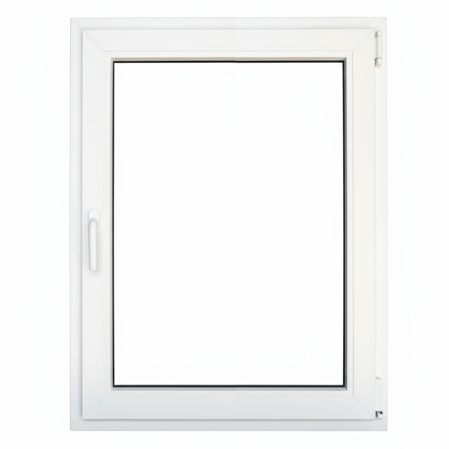 Ventana PVC Reforzado 800x1000 Blanca Oscilobatiente