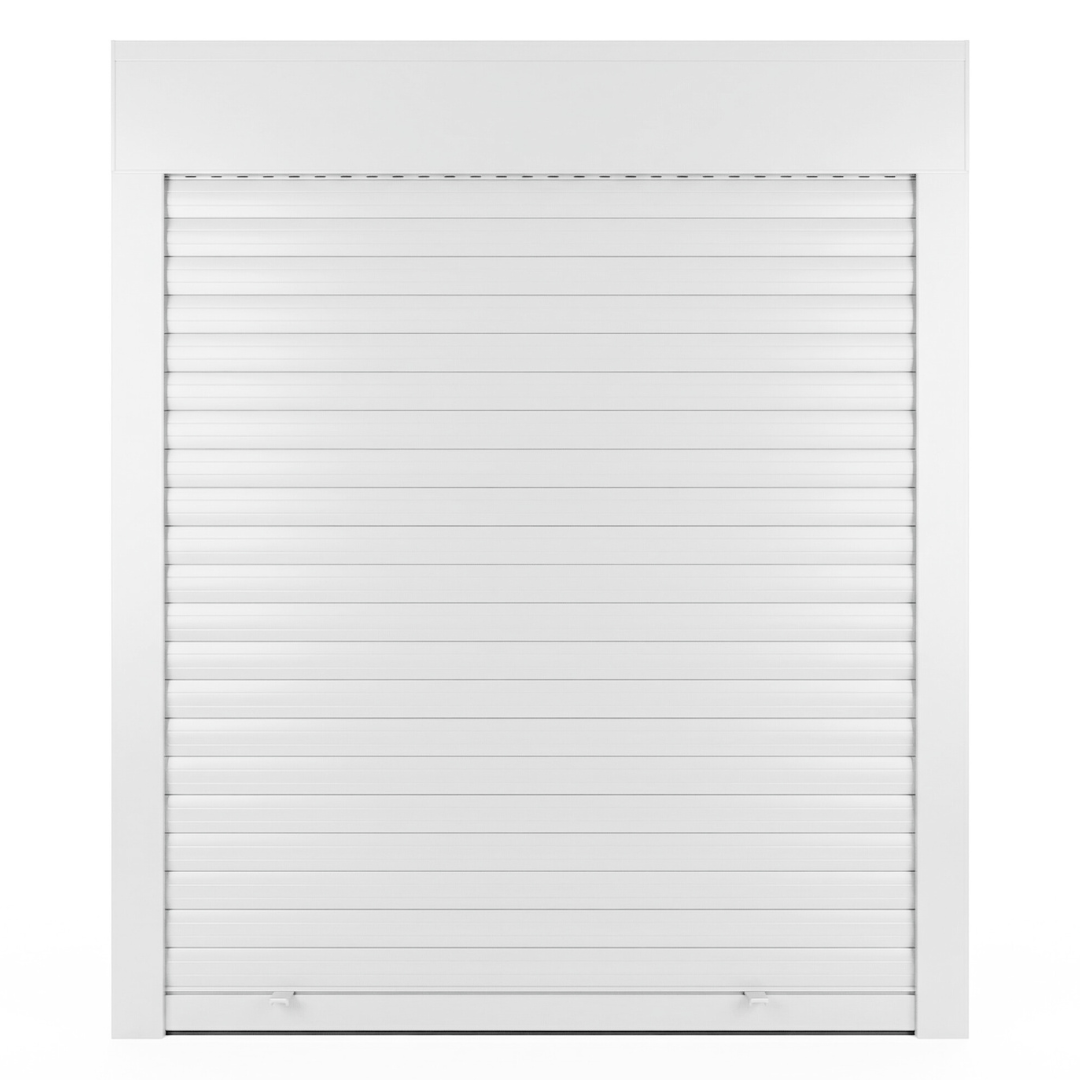 Ventana PVC Reforzado 1200x1155 2 Hojas Blanca Oscilobatiente | Transparente | Persiana