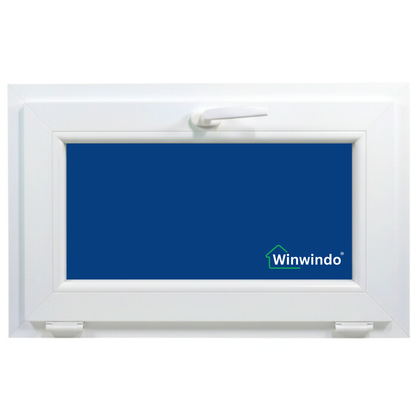 Ventana PVC Reforzado 1000x500 Blanca Oscilante