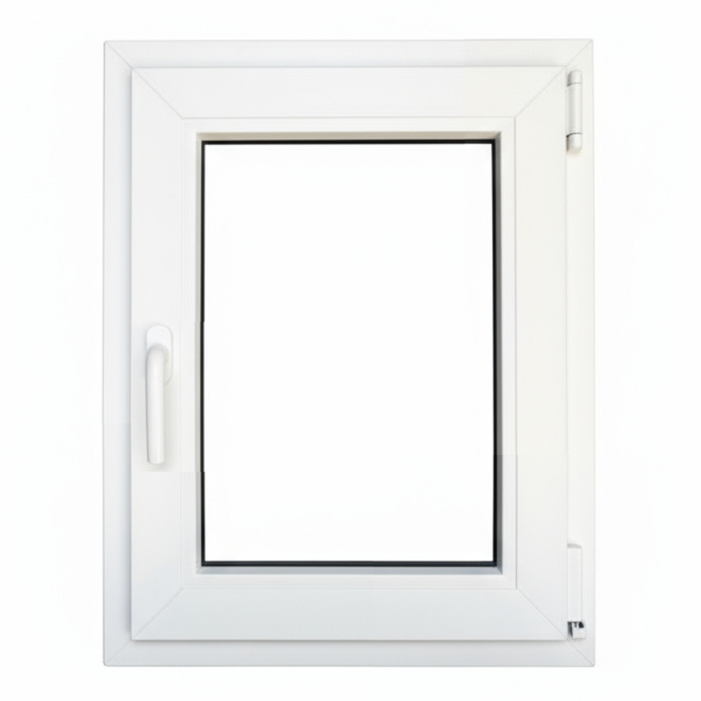 Ventana PVC Reforzado 500x600 Blanca Oscilobatiente | Mate