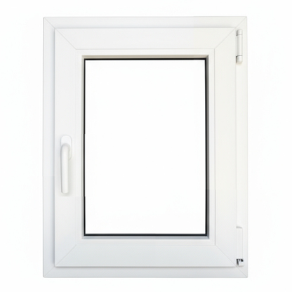 Ventana PVC Reforzado 500x600 Blanca Oscilobatiente | Mate