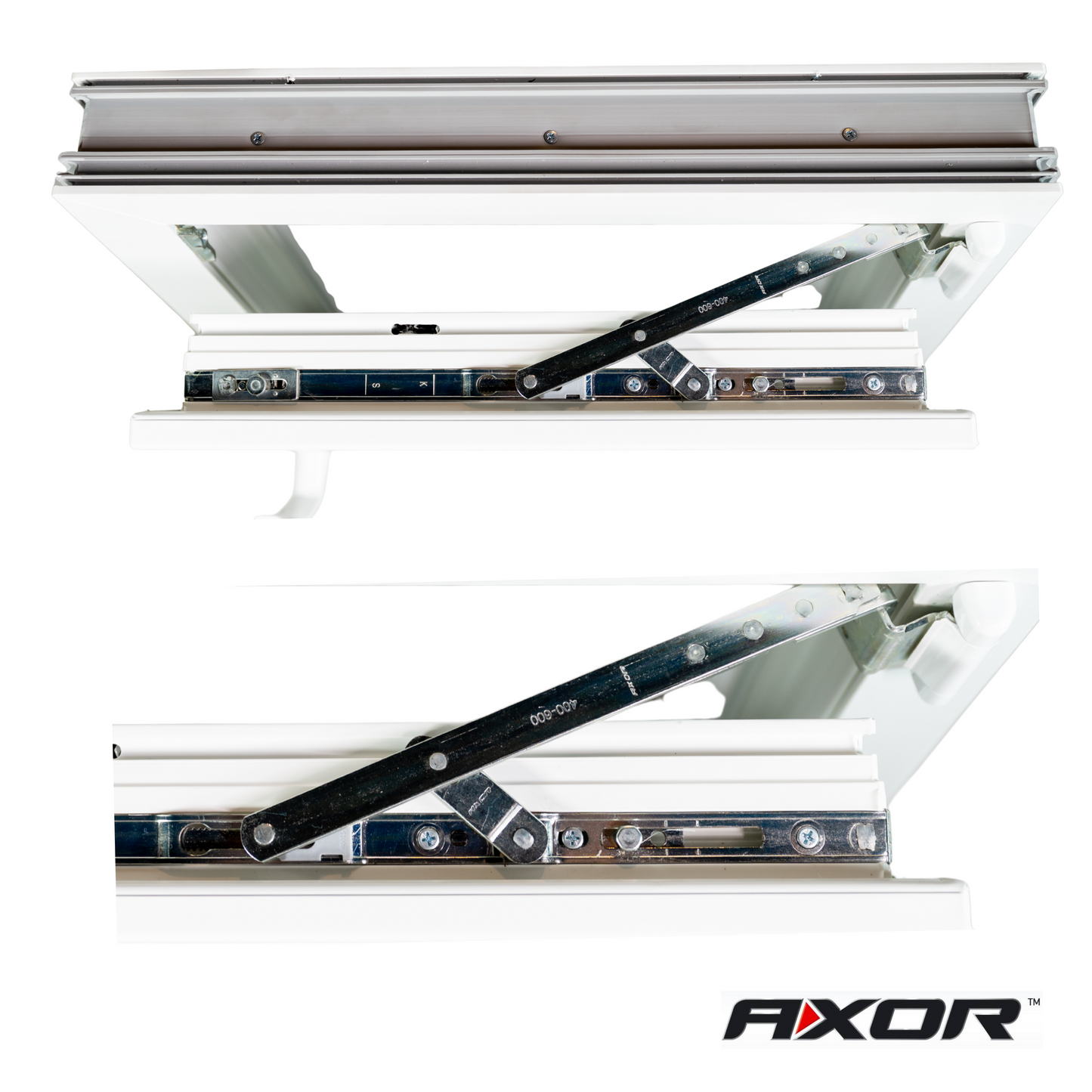 Ventana PVC Reforzado 500x500 Blanca Oscilobatiente | Mate