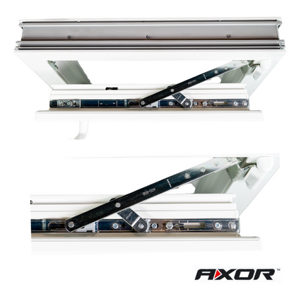 Ventana PVC Reforzado 500x500 Blanca Oscilobatiente | Mate