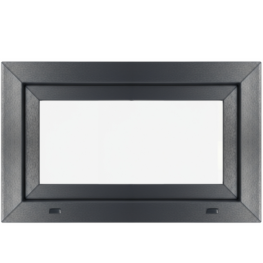 Ventana PVC Reforzado 1000x500 Gris Antracita Oscilante