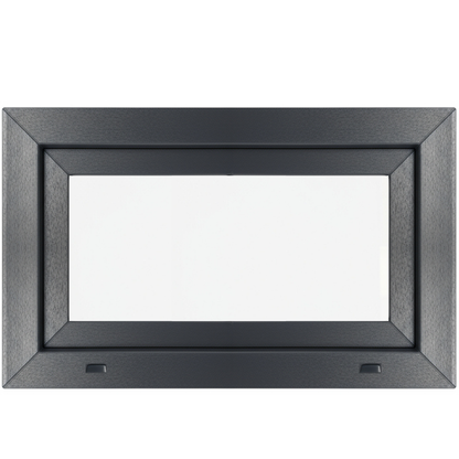 Ventana PVC Reforzado 1000x500 Gris Antracita Oscilante