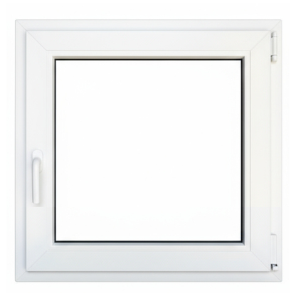 Ventana PVC Reforzado 600x600 Blanca Oscilobatiente | Mate