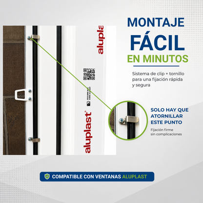 Mosquitera Fija para ventanas PVC Aluplast 1000x500