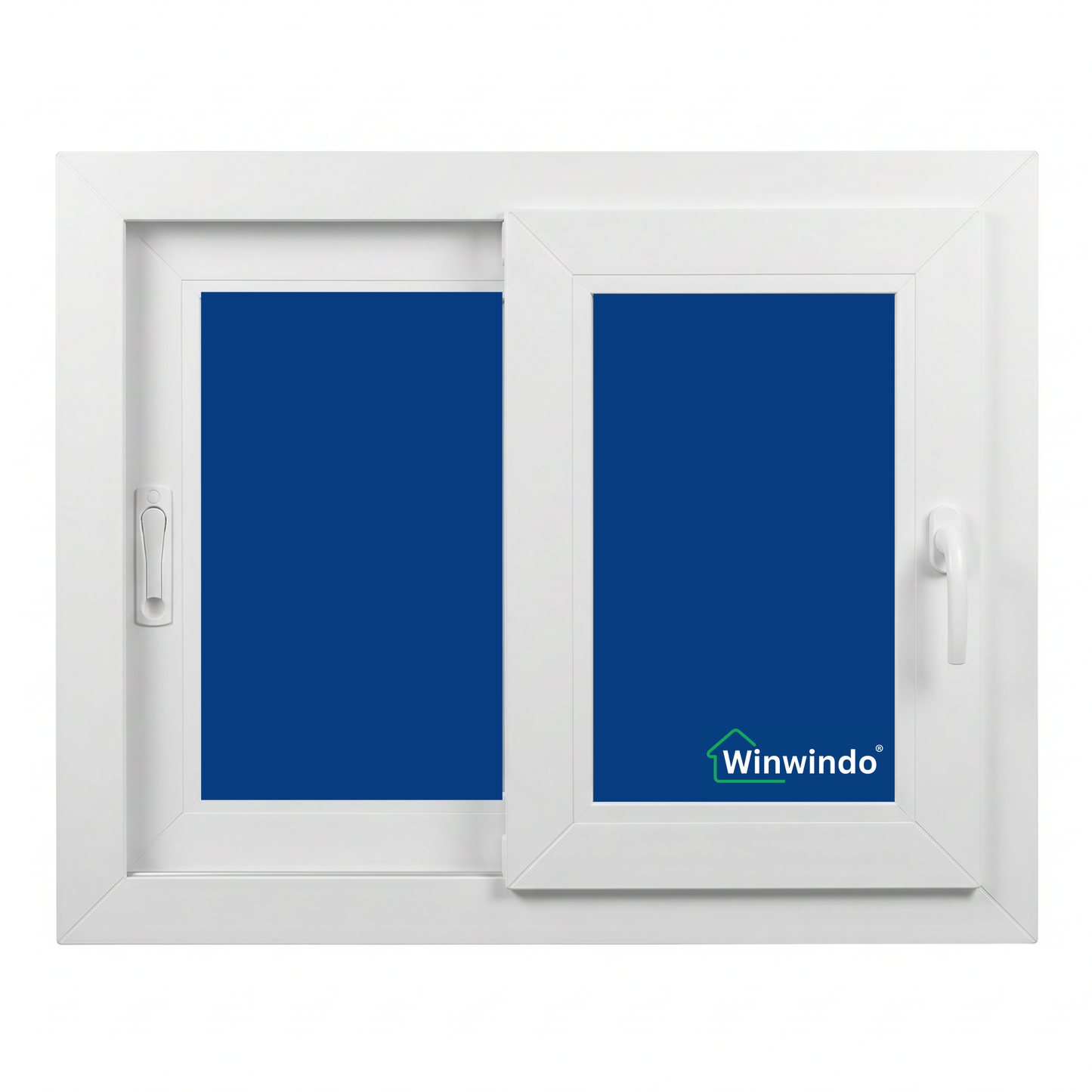 Ventana Corredera PVC Reforzado 800x800 Blanca