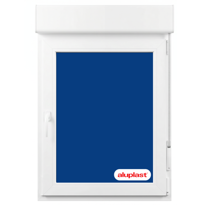 Ventana PVC Reforzado 800x1155 Blanca Oscilobatiente | Persiana