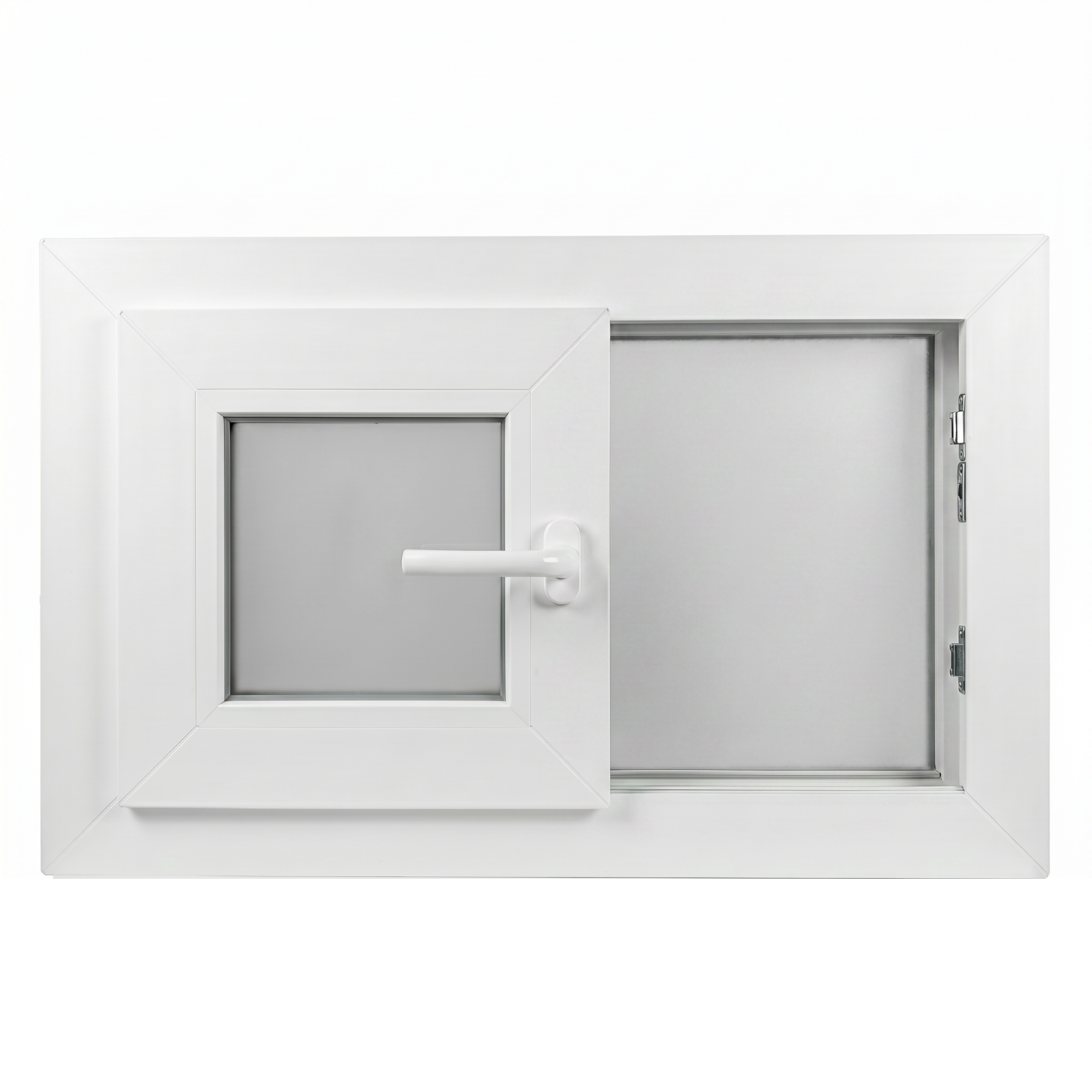 Ventana Corredera PVC Reforzado 800x500 Blanca