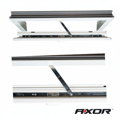 Ventana PVC Reforzado 800x500 Blanca Oscilante