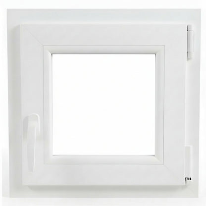 Ventana PVC Reforzado 500x500 Blanca Oscilobatiente | Mate